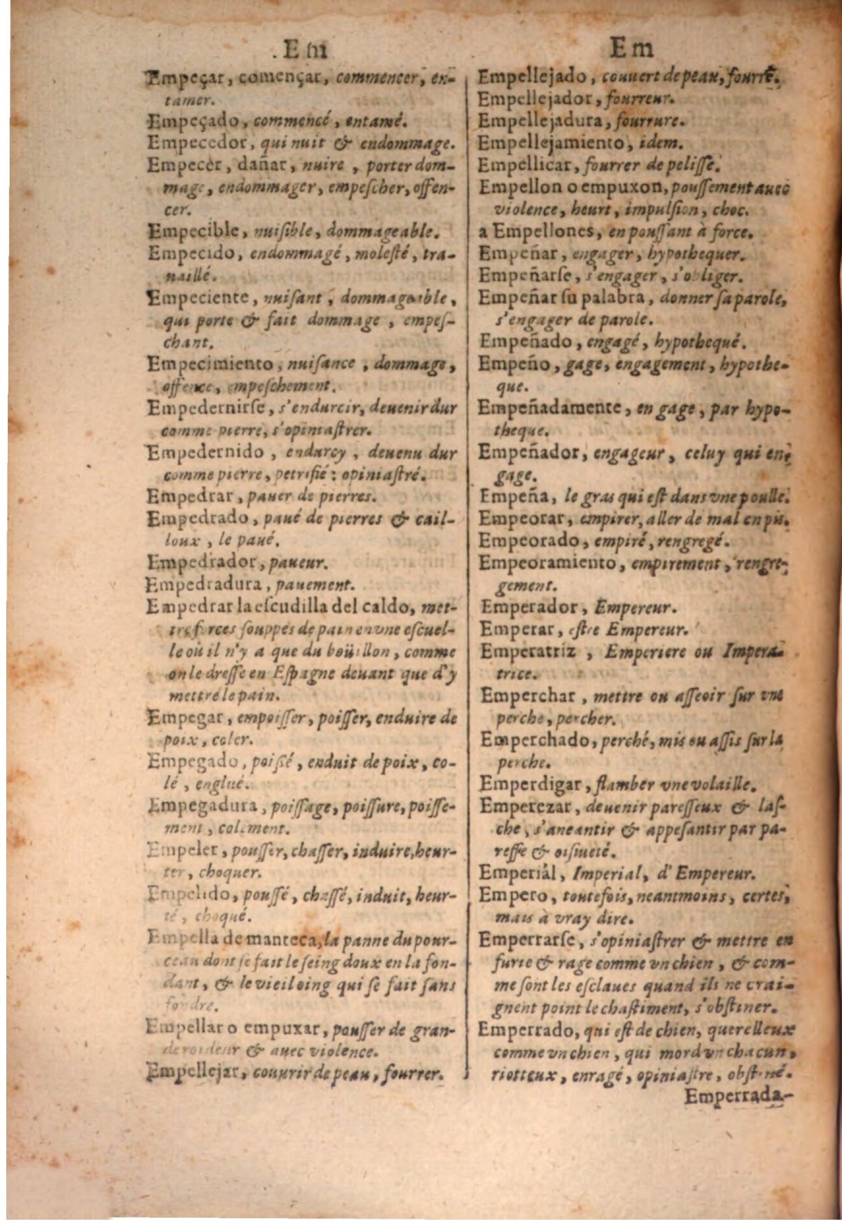 1645 - A. de Sommaville et A. Courbé - Trésor des deux langues espagnole et française - BSB Munich 1645 - A. de Sommaville et A. Courbé - Trésor des deux langues espagnole et française - BSB Munich