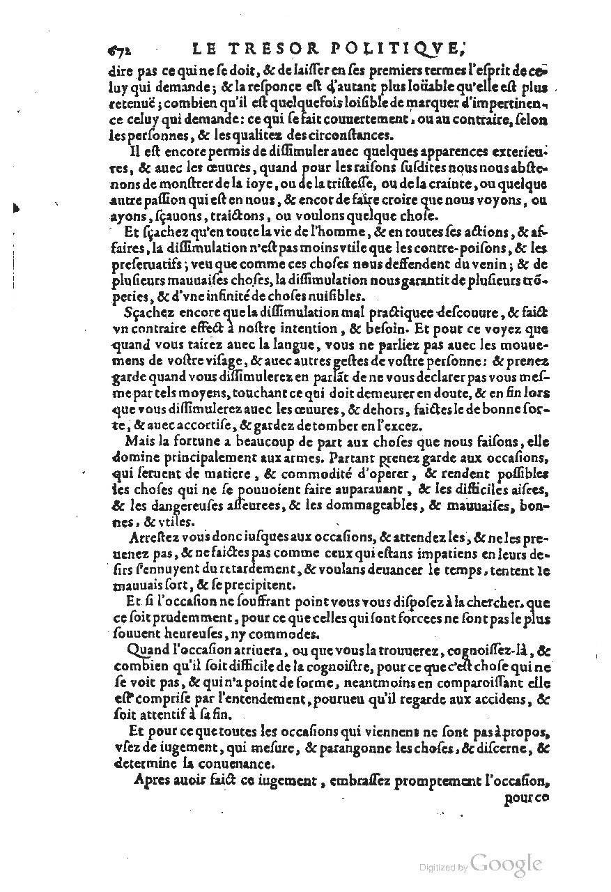 1611 - Pierre Chevalier - Trésor politique - UGent