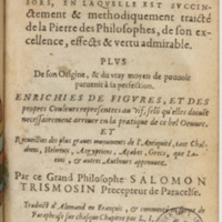 1612 - Charles Sevestre - Toison d’or ou la fleur des Trésors - BnF