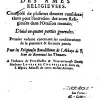 1637 - s.n. - Trésor spirituel des âmes religieuses - BM Lyon