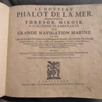 1637 - Jean Jansson - Nouveau phalot de la mer nommé la clef du trésor - Amsterdam