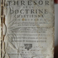 1595 - Guillaume Machuel - Trésor de la doctrine chrétienne - Verneuil-sur-Avre