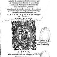 1607 - Nicolas Du Fossé - Trésor quadragésimal - T 02 - BM Lyon