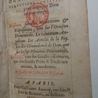 1585 - Guillaume Auvray - Trésor des prières, oraisons et instructions chrétiennes - BnF