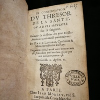 1624 - Jean Moreau - Conservation du trésor de la santé - Les Méjanes, Aix-en-Provence