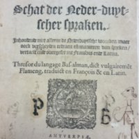 1573 - Christophe Plantin - Trésor du langage bas-allemand - BIS