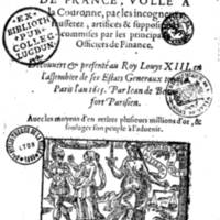 1615 - s.n. 1 - Trésor des trésors de France - BM Lyon