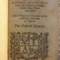 1582 - Benoît Rigaud - Trésor de sentences dorées - British Library