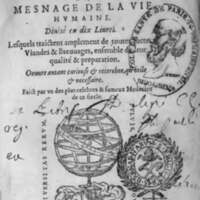 1607 - Étienne Servain et Jean Antoine Huguetan - Trésor de santé ou ménage de la vie humaine - BIU Santé