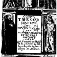 1646 - Jean Billaine - Trésor sacré ou inventaire des saintes reliques - BM Lyon