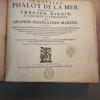 1635 - Jean Jansson - Nouveau phalot de la mer nommé la clef du trésor - BM Marseille