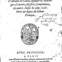 1559 - Étienne Groulleau - Trésor des Amadis - UGent