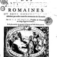 1650 - Denis Thierry - Trésor des antiquités romaines - BM Lyon