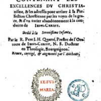 1633 - François Waudré - Trésor spirituel contenant les excellences du christianisme - UGent