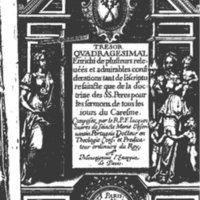 1607 - Nicolas Du Fossé - Trésor quadragésimal - T 01 - BM Lyon