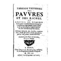 1651 - Gervais Clousier - Trésor universel des pauvres et des riches - British Library