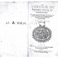 1605 -Abel Langelier - Trésor du nouveau style et protocole - Vatican Apostolic Library