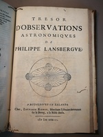 1633 - Zacharie Roman - Trésor d’observations astronomiques - BM Marseille