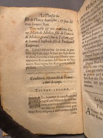 1614 - Jean Corrozet - Trésor des histoires de France - Amsterdam
