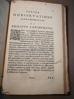 1633 - Zacharie Roman - Trésor d’observations astronomiques - BM Marseille