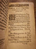 1604 - Galiot Corrozet - Trésor des histoires de France - BNC Florence