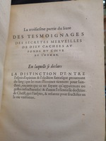1581c. - Christophe Plantin - Le Livre des témoignages du Trésor caché au champ (Livres 2, 4, 6 et 7) - Anvers Musée Plantin Moretus