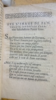 1601 - Balthazar Bellère - Trésor des vies de Plutarque - Douai Quincy