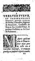 1604 - Galiot Corrozet - Trésor des histoires de France - BNC Florence