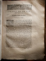 1595 - Jean Houzé - Œuvres morales et mêlées de Sénèque, Trésor de philosophie morale - T. 1 - BnF