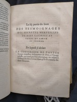 1581c. - Christophe Plantin - Le Livre des témoignages du Trésor caché au champ - Anvers Musée Plantin-Moretus