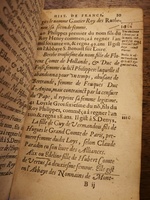 1604 - Galiot Corrozet - Trésor des histoires de France - BNC Florence