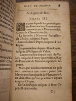 1604 - Galiot Corrozet - Trésor des histoires de France - BNC Florence