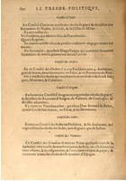 1608 - Nicolas Du Fossé - Trésor politique - BSB Munich