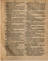 1625 - Hubert Antoine - Trésor des deux langues espagnole et française - Augsbourg