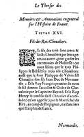 1638 - Jean Corrozet - Trésor des histoires de France - BM Lyon