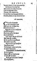 1606 - Théodore Reinsart - Trésor des chansons amoureuses recueillies des plus excellents airs de cour - Livre I - NK ČR Prague