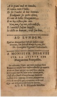 1611 - Théodore Reinsart - La Suitte des marguerites françoises, ou second thresor du bien dire - BSB Munich