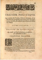 1608 - Nicolas Du Fossé - Trésor politique - BSB Munich