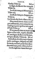 1604 - Galiot Corrozet - Trésor des histoires de France - BNC Florence