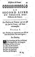 1638 - Jean Corrozet - Trésor des histoires de France - BM Lyon