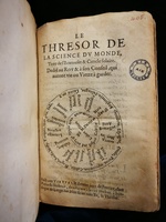 1606 - Pierre de Nisbeau - Trésor de la science du monde - Les Méjanes, Aix-en-Provence