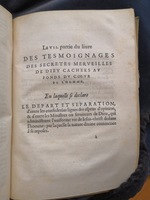 1581c. - Christophe Plantin - Le Livre des témoignages du Trésor caché au champ (Livres 2, 4, 6 et 7) - Anvers Musée Plantin Moretus