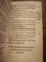 1604 - Galiot Corrozet - Trésor des histoires de France - BNC Florence