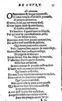 1606 - Théodore Reinsart - Trésor des chansons amoureuses recueillies des plus excellents airs de cour - Livre I - NK ČR Prague