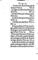 1614 - Jean Corrozet - Trésor des histoires de France - BM Lyon