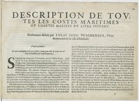 1601 - Bonaventure d’Aseville - Trésorerie ou cabinet de route marinesque - BnF