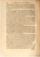 1608 - Nicolas Du Fossé - Trésor politique - BSB Munich