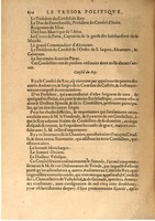 1608 - Nicolas Du Fossé - Trésor politique - BSB Munich