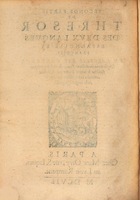 1607 - Marc Orry - Trésor des deux langues espagnole et française (Première et Seconde parties) - ÖNB Wien
