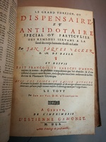1609 - Étienne Gamonet - Grand dispensaire ou Trésor général et particulier des préservatifs - BM Marseille